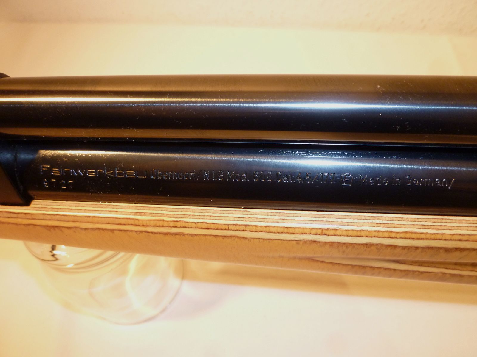 Match air rifle FEINWERKBAU Oberndorf/N 600 right side lever TOP CONDITION !!