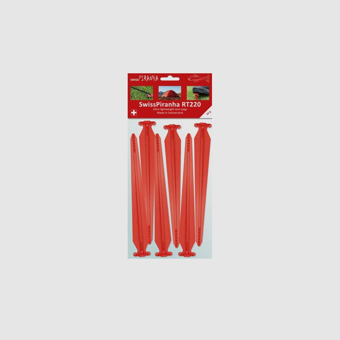 SwissPiranha Peg RT220 (Set mit 6Stk.)