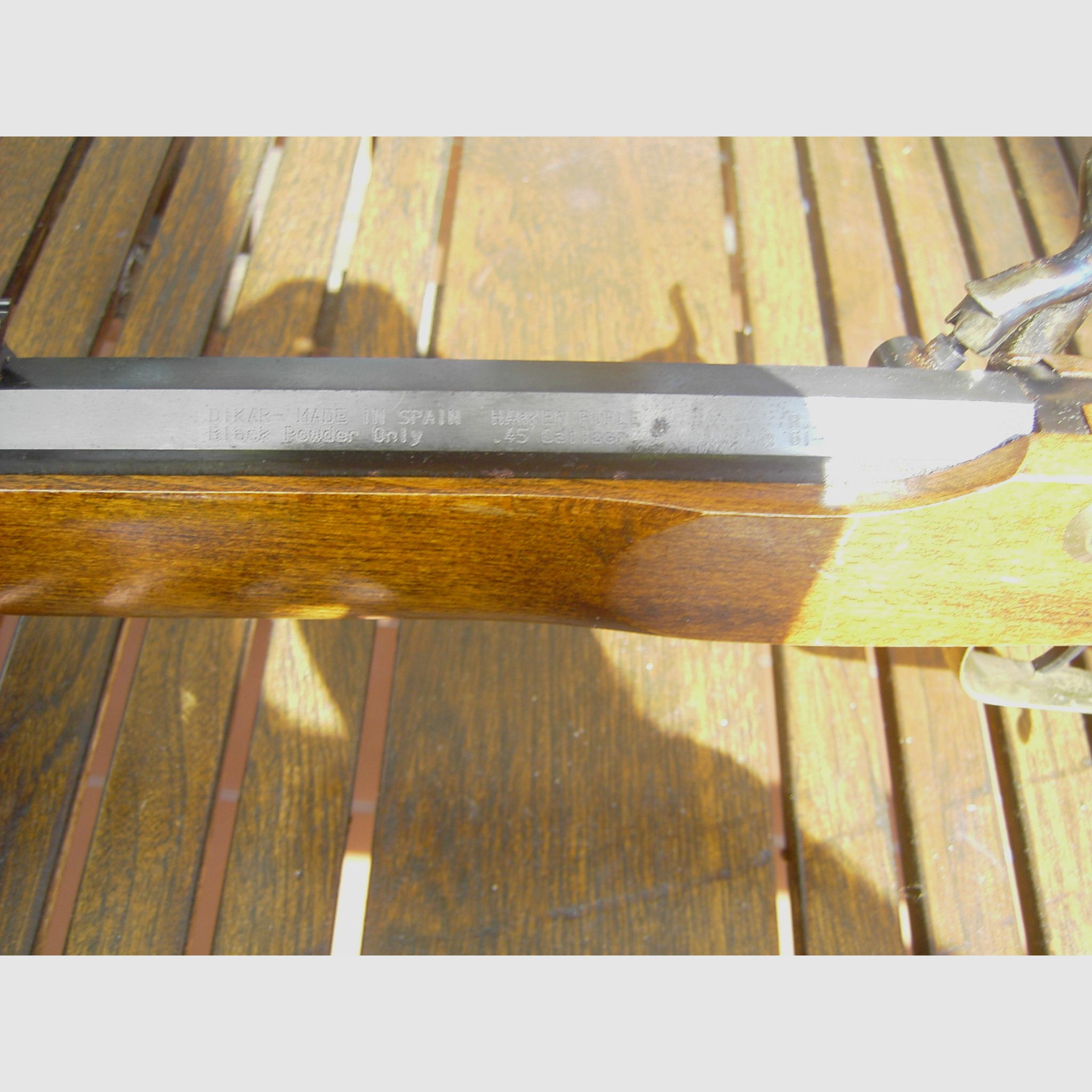 Vorderlader Dikar Made in Spain Hawken Rifle 45 cal.
