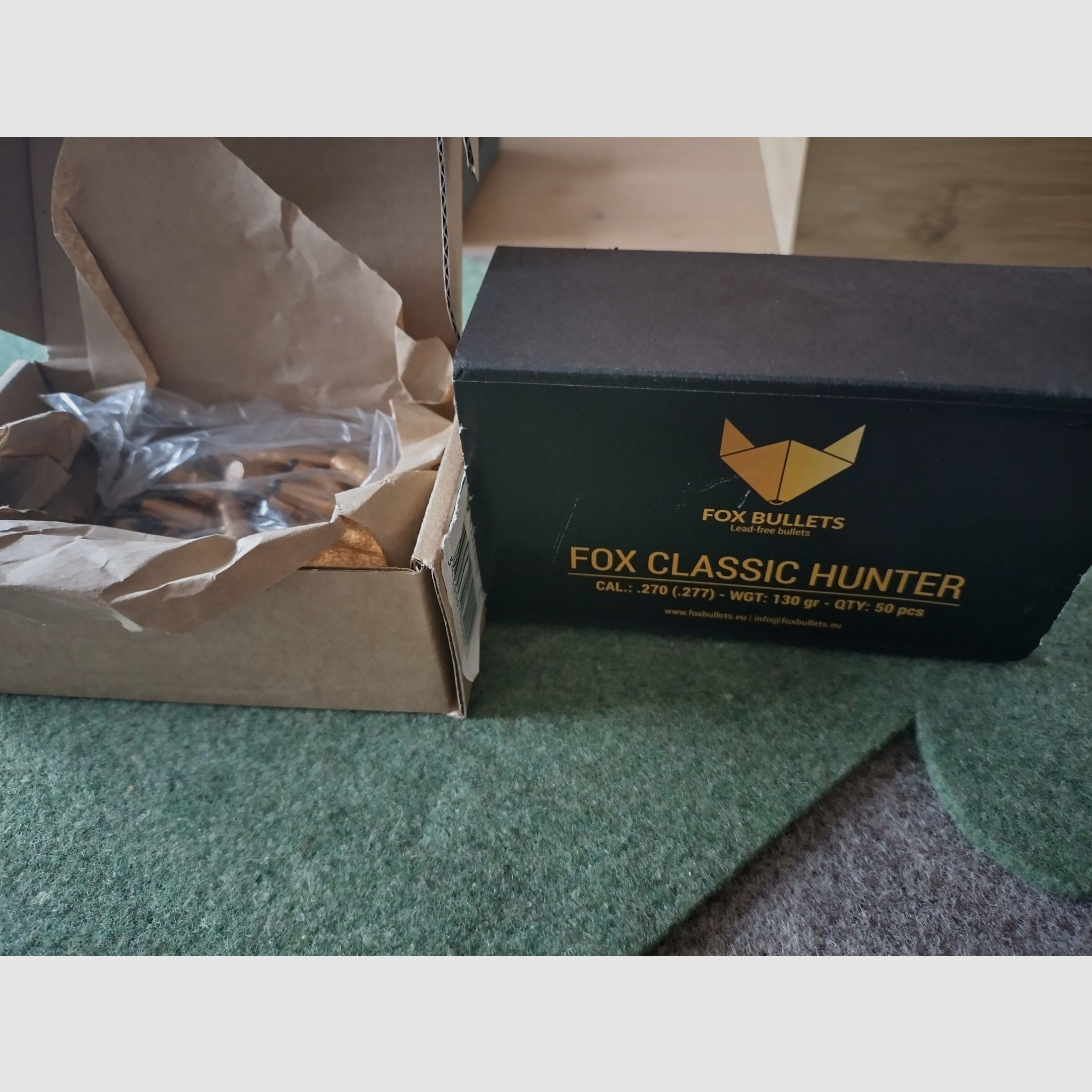 Fox Classic Hunter, cal. 270, 50 nuovi proiettili