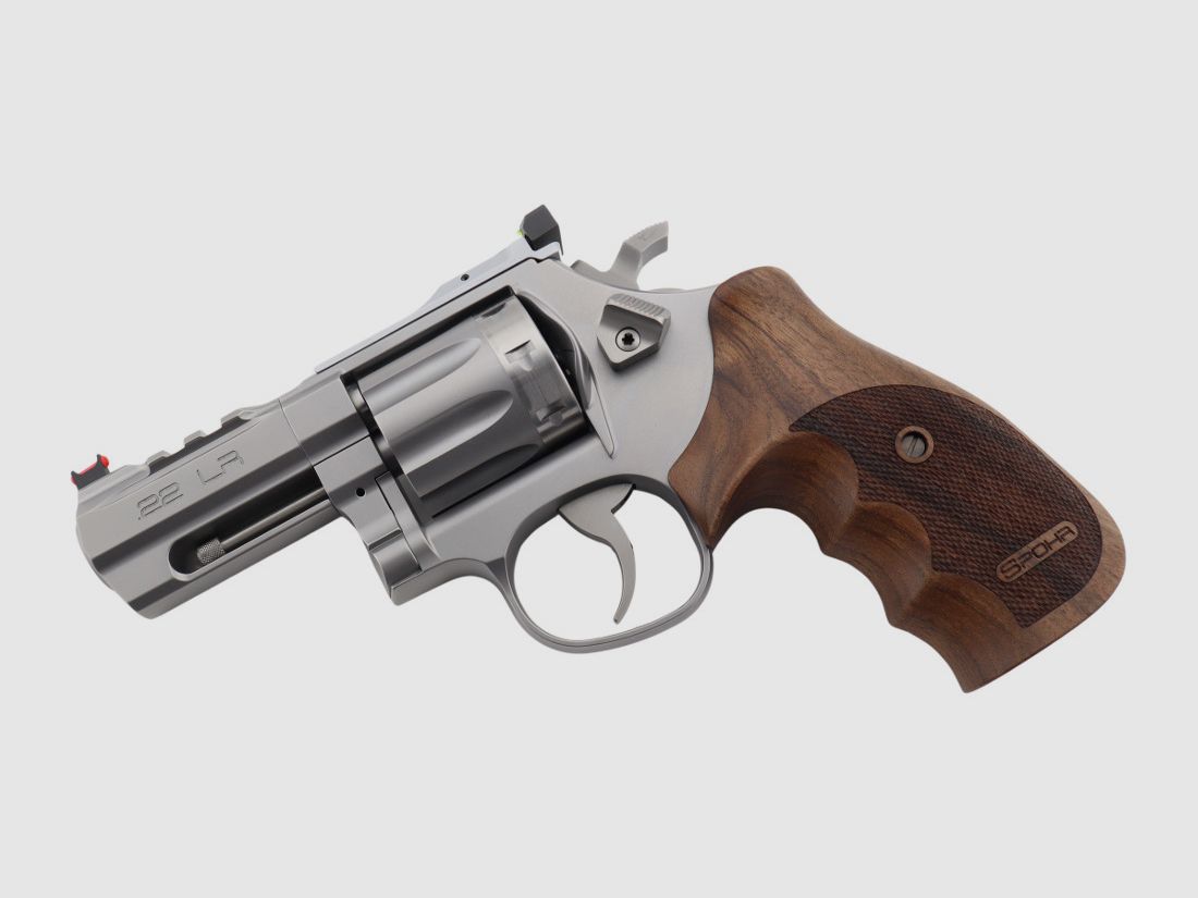  Spohr 283 Carry Stainless 3"  .22lr Rewolwer Wyprodukowany w Niemczech 3 cale Łowiectwo i Sport, zdjęcie 5 z 11