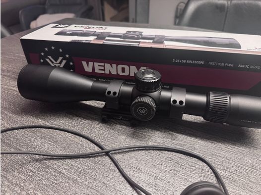 Vortex Venom 5-25x56 FFP EBR-7C MRAD z montażem