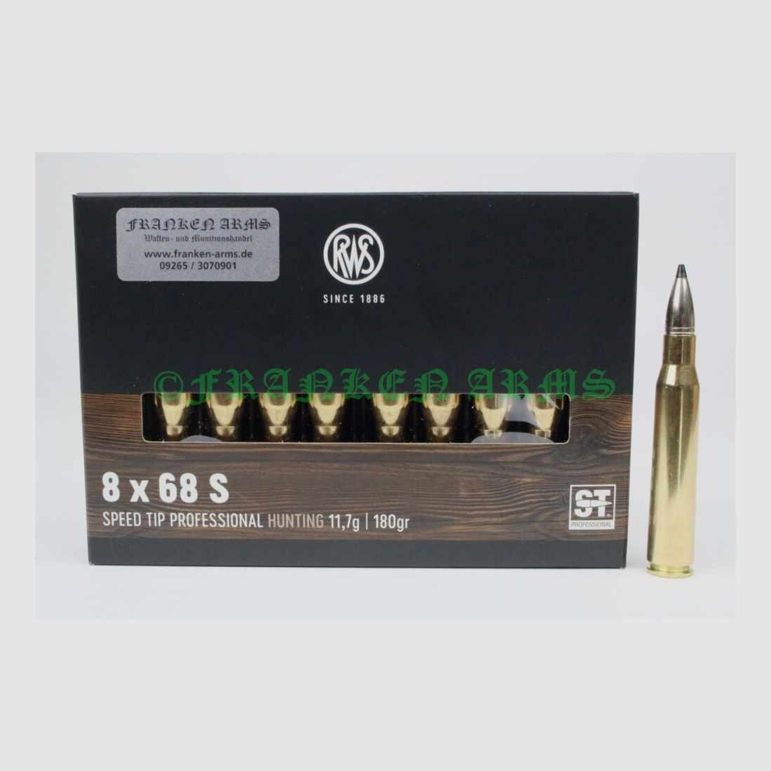 RWS Speed Tip Pro 8x68S 180gr. 11,7g 20 pièces Prix dégressifs