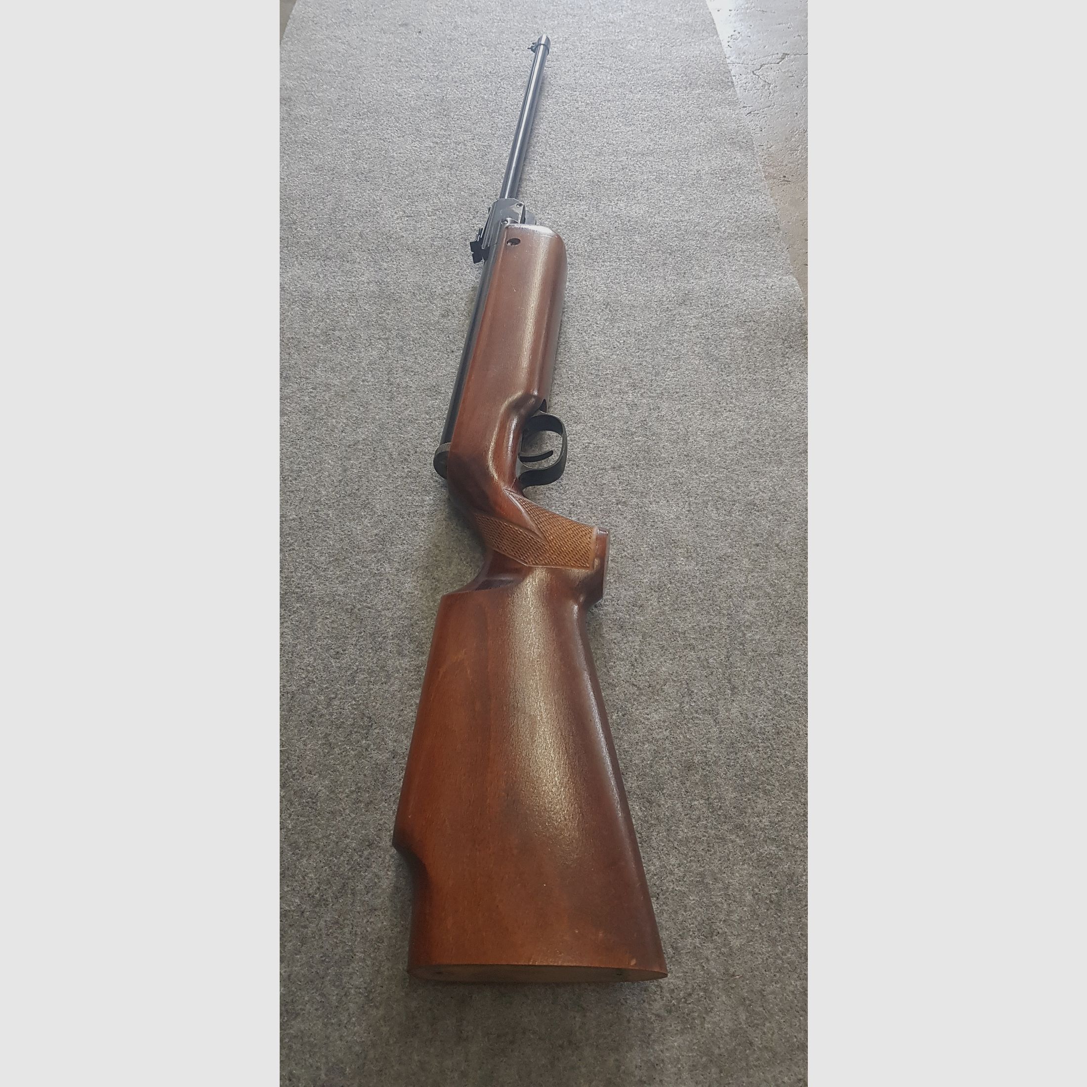 Sehr altes Walther Mod. 51 Knicker Luftgewehr mit sehr kleiner Seriennummer ohne F-Zeichen aus den 50iger Jahren cal. 4,5mm Diabolo