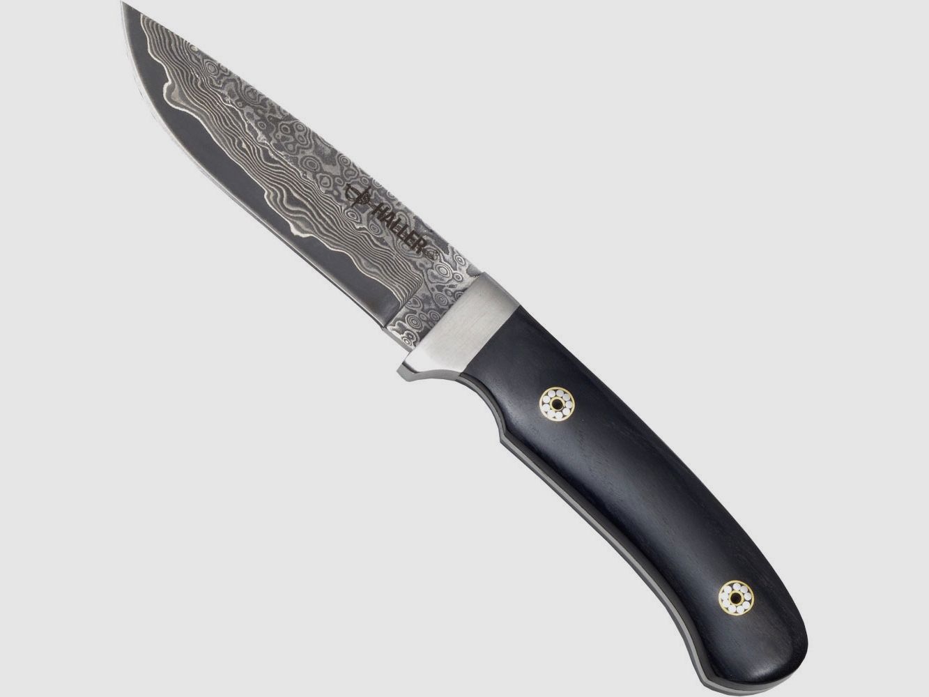 Damascus pocket knife