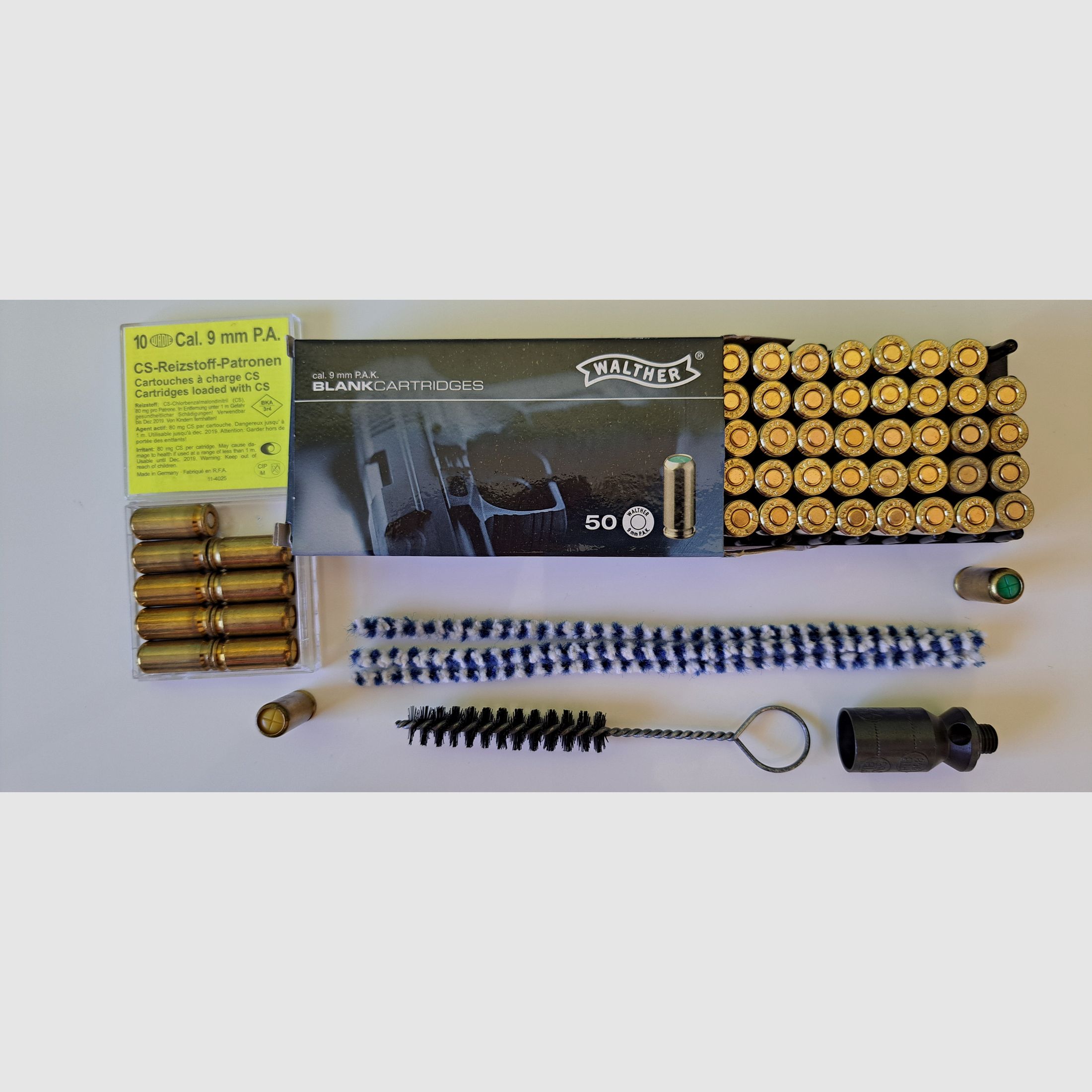 Browning GPDA 9, nickel, Umarex blank firing pistol