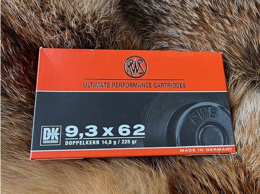 RWS 9.3x62 DK 14.6g/225gr. - 40 pcs