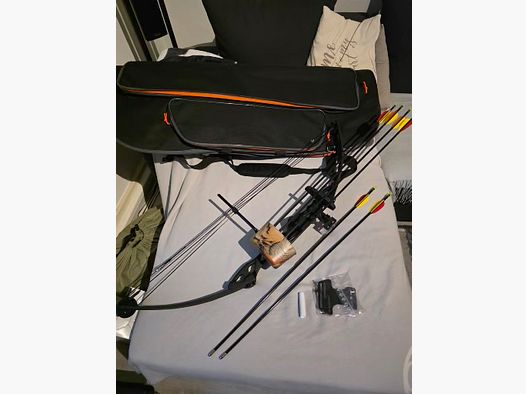 Łuk compound 55 lbs Man Kung Zestaw kompletny