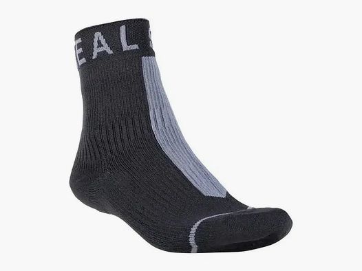 SealSkinz Sealskinz Socks All Weather with Hydrostop Dunton black gray - S