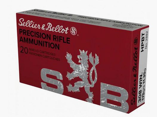 SELLIER & BELLOT 308WIN - 175GRS. - HPBT - 20 PATRON