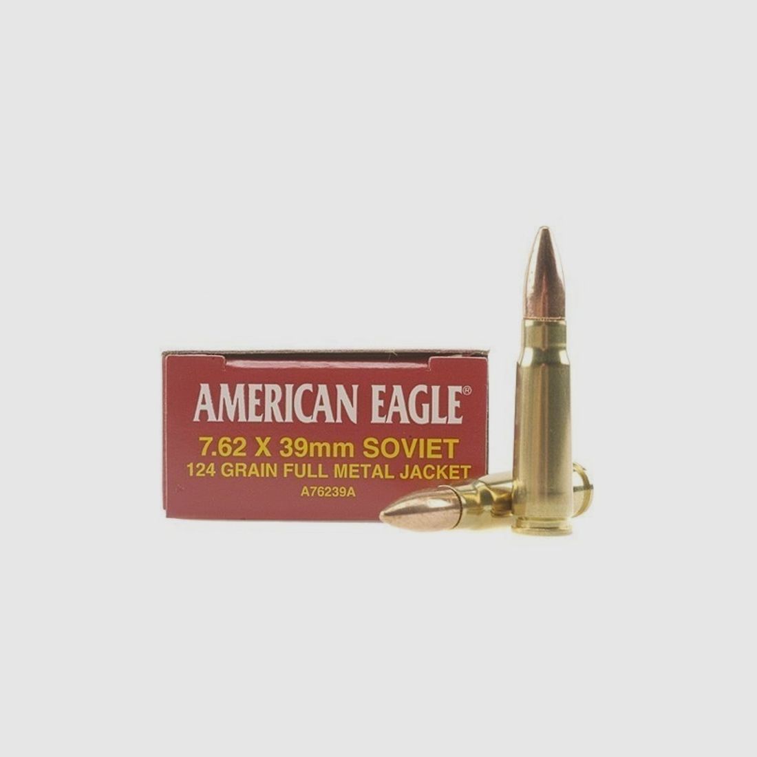 Federal American Eagle 7,62x39 124GR FMJ 20 Patronen