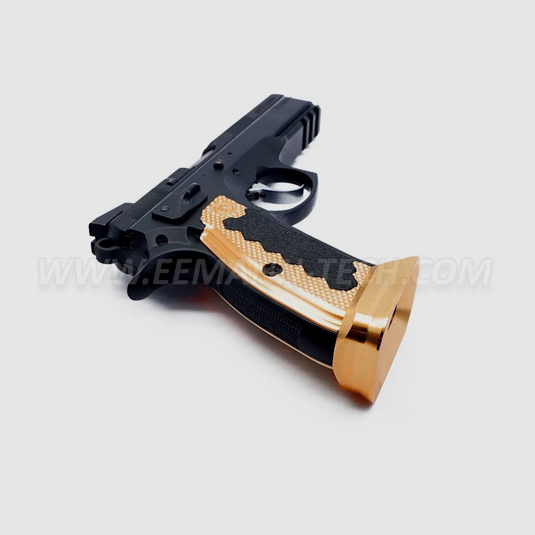 BLEIDRAGUN`s SHADOW 1 GOLD - CZ 75 SP-01 Shadow 9mm Luger Set mit Holster