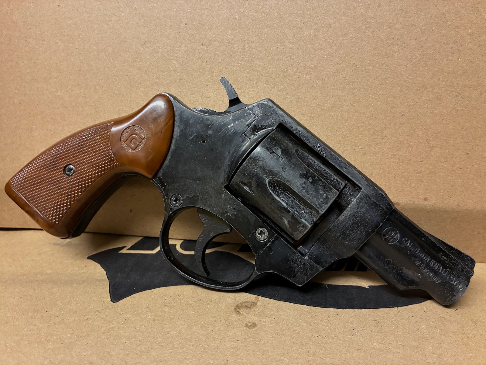 Röhm RG 79 9mm blank cartridge blank firing gas revolver gas pistol W. Germany PTB 341