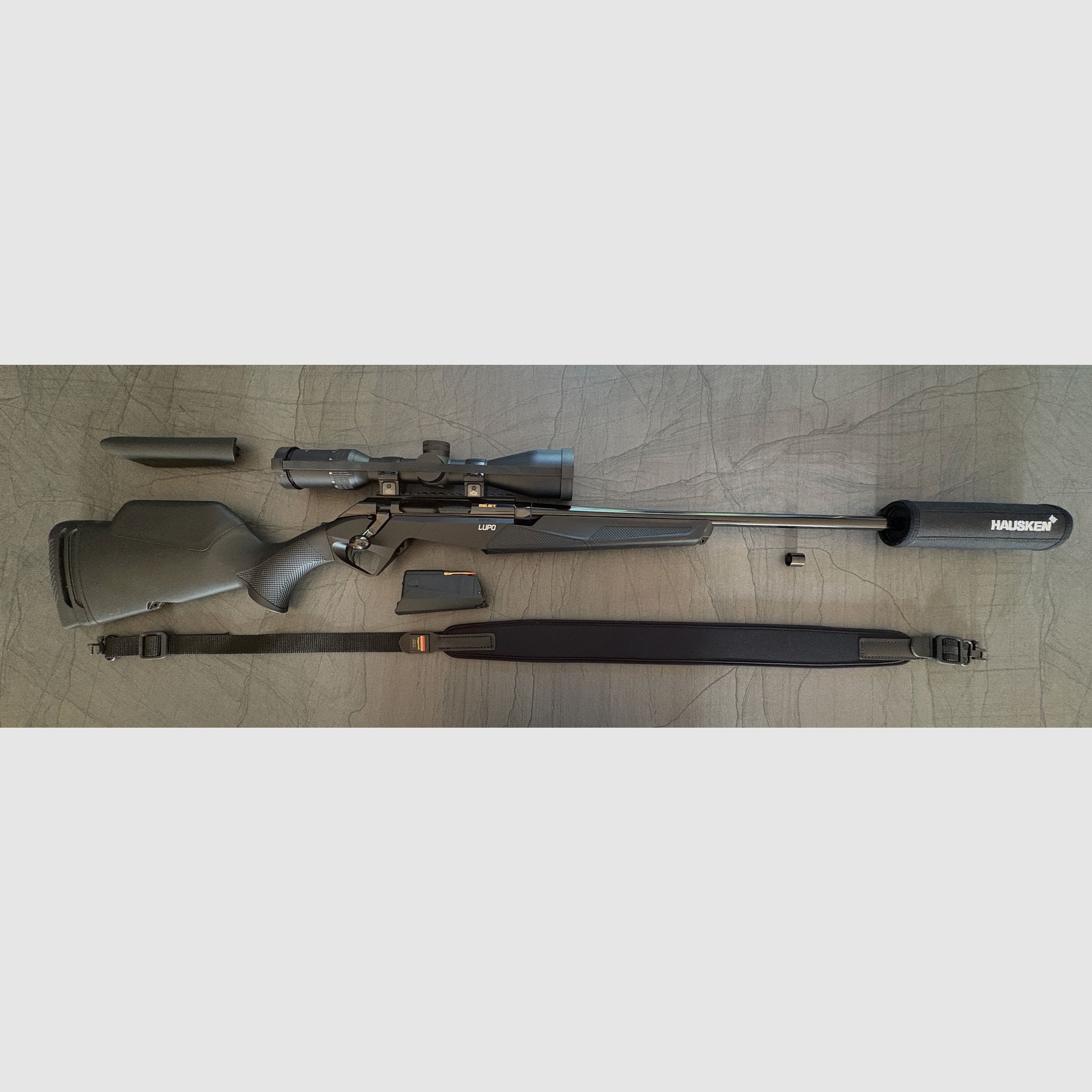 Benelli Lupo BE.ST. Black , GPO Spectra 6x 2-12x50i, Hausken JD184 Xtrm MKII 