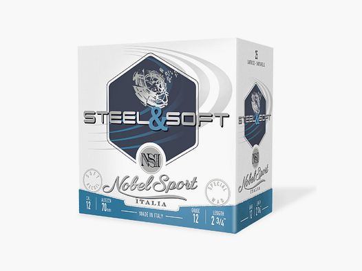 NOBEL SPORT ITALIA – Hagelpatronen – STEEL & SOFT N°9