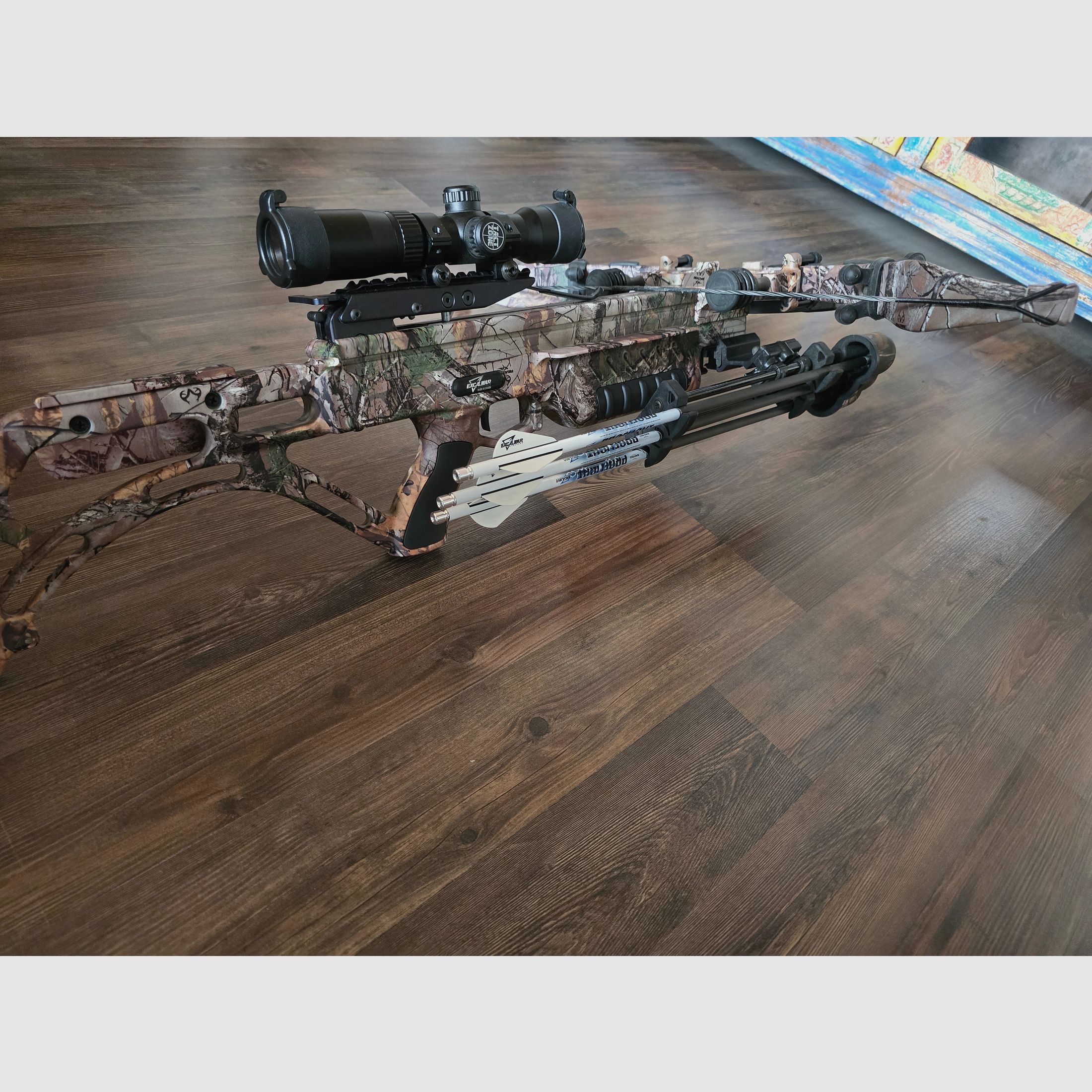 Excalibur micro suppressor 355 / 280 lbs 339 fps