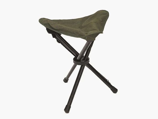 Trípode / Taburete plegable / Asiento plegable - Oliva