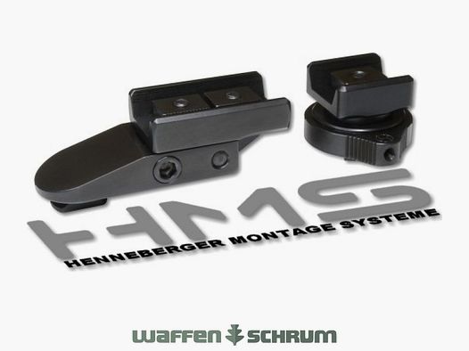 Montage pivotante Henneberger S101 pour lunettes de tir avec rail Swarovski