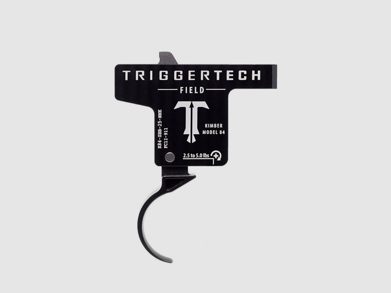 TRIGGERTECH Kimber Field – Gebogen (PVD Zwart), afbeelding 1 van 2