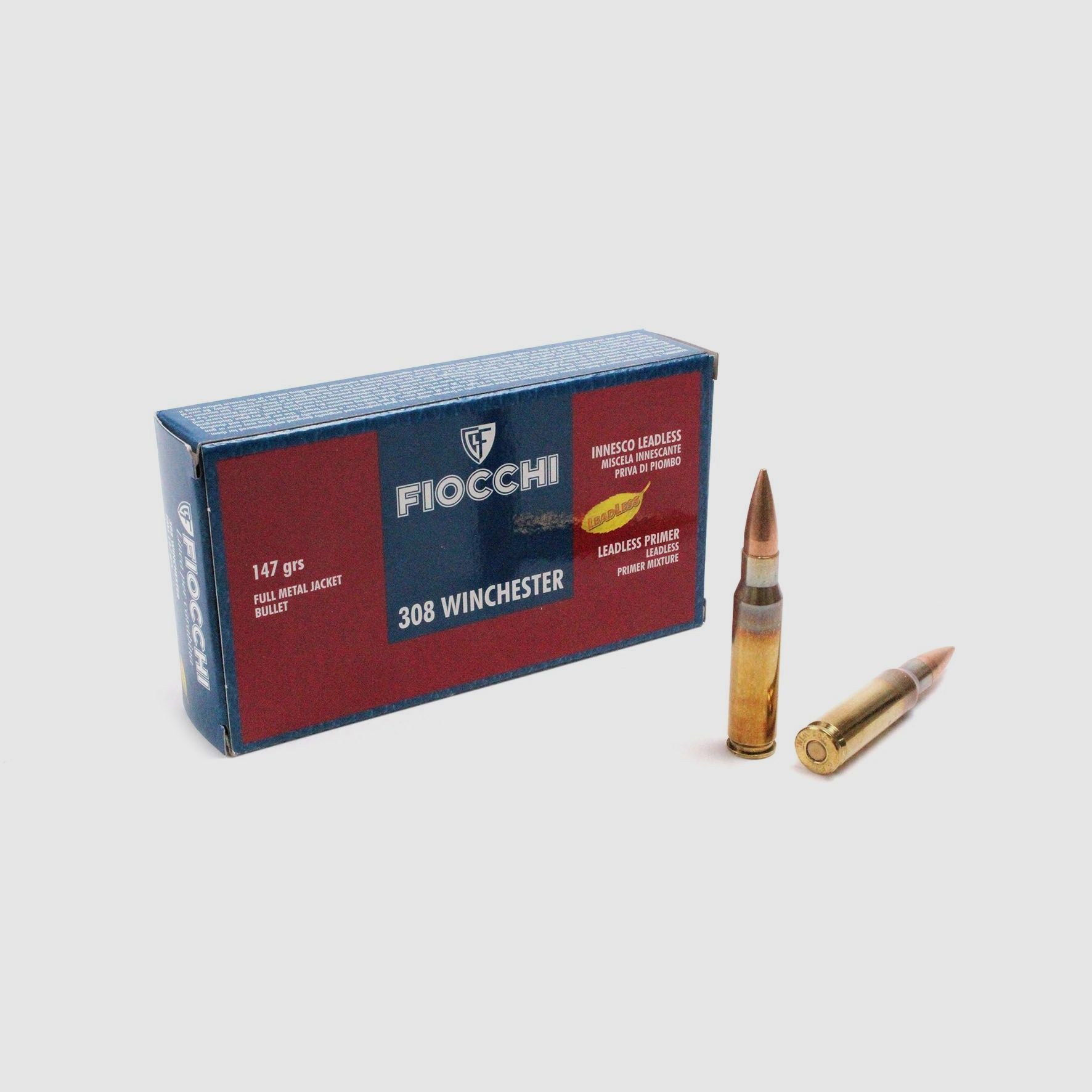PATRONEN FIOCCHI Kal.308 Win FMJ 147 Grain