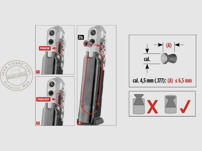 Pistolet na CO2 4,5 mm - GLOCK 17 GEN5 - Magazynek łańcuchowy - Blowback, zdjęcie 9 z 10