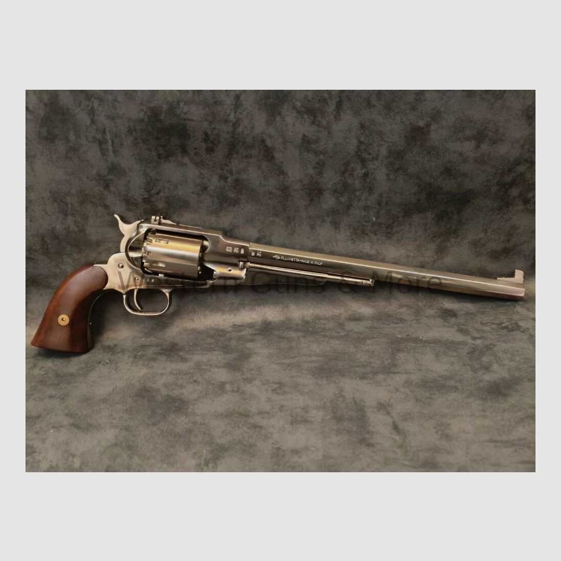 Pietta Perk.-Revolver Remington 1858 TEXAS BUFFALO Nickel-Finish Kaliber: 44 (BP)