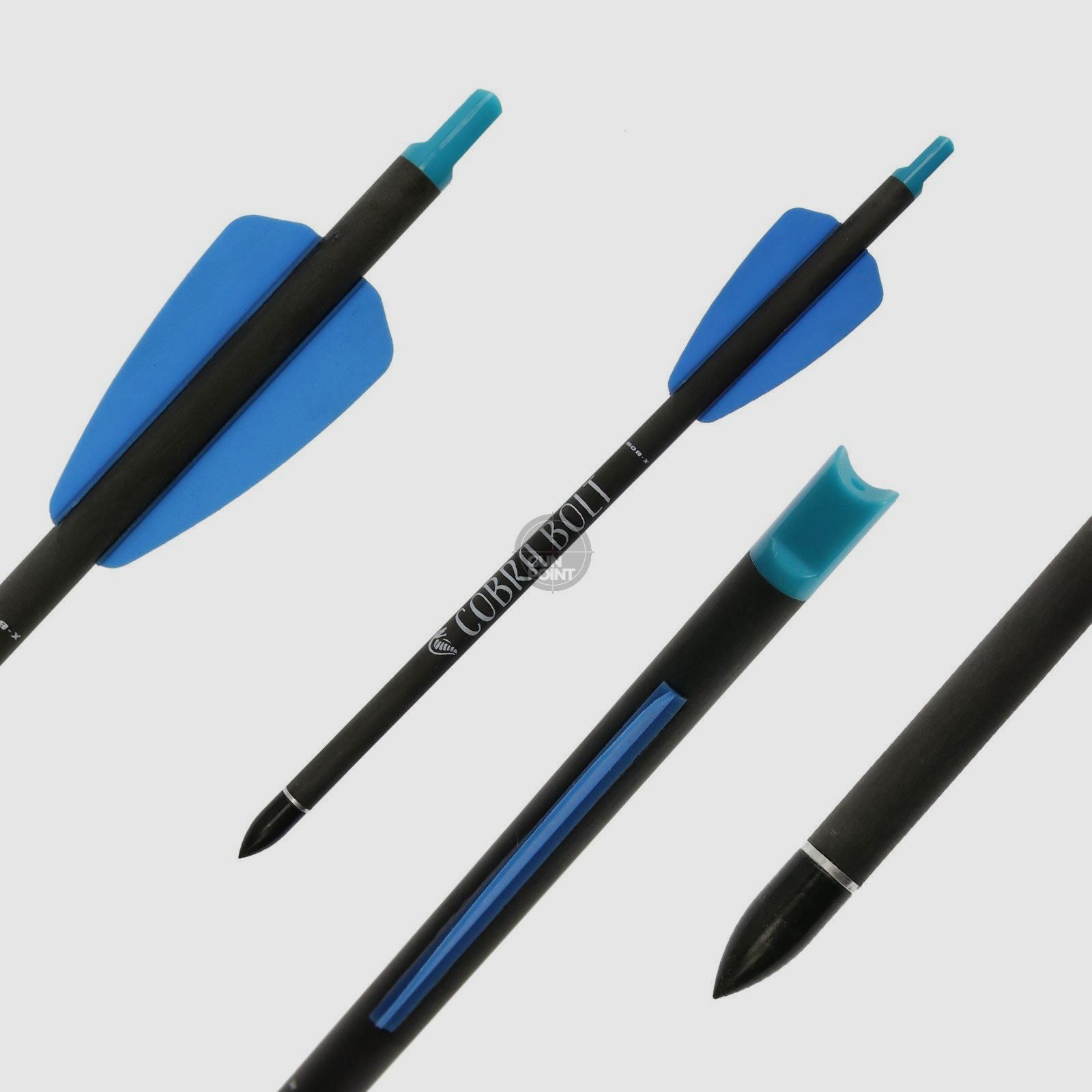 [Vorteilspack] Carbonbolzen | X-BOW FMA Bolzen fr Cobra System, Cobra R9 + R10 & Adder | 7,5 Zoll | Standard - 20 Stck
