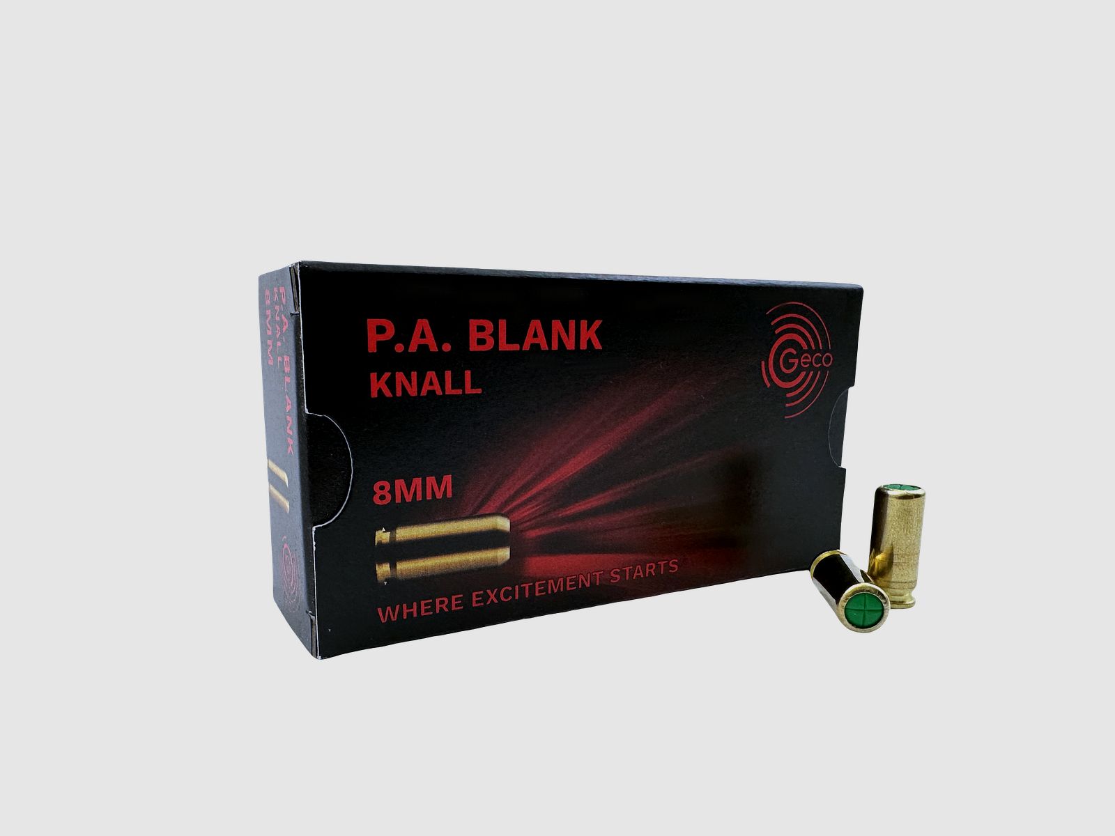 GECO blank cartridges 8 mm