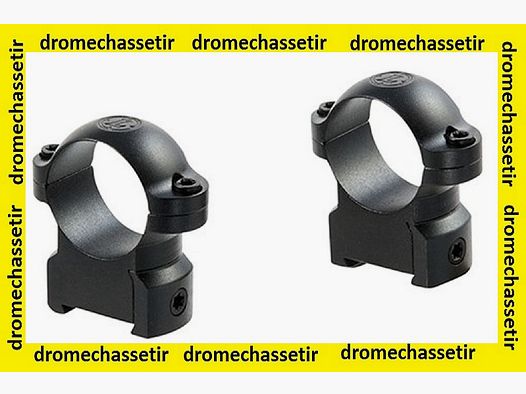 Los 2 Ringe Stahl Leupold, 25,4mm, medium für CZ 550, schwarz, Ref 54350