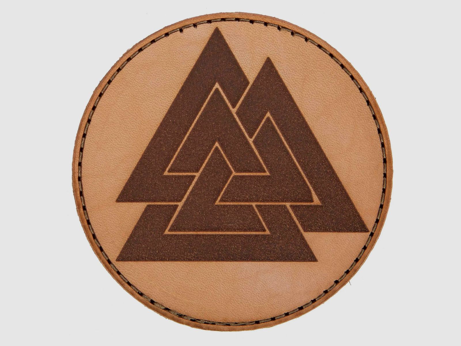 MD-Textil MD-Textil Leather Patch Valknut Sand