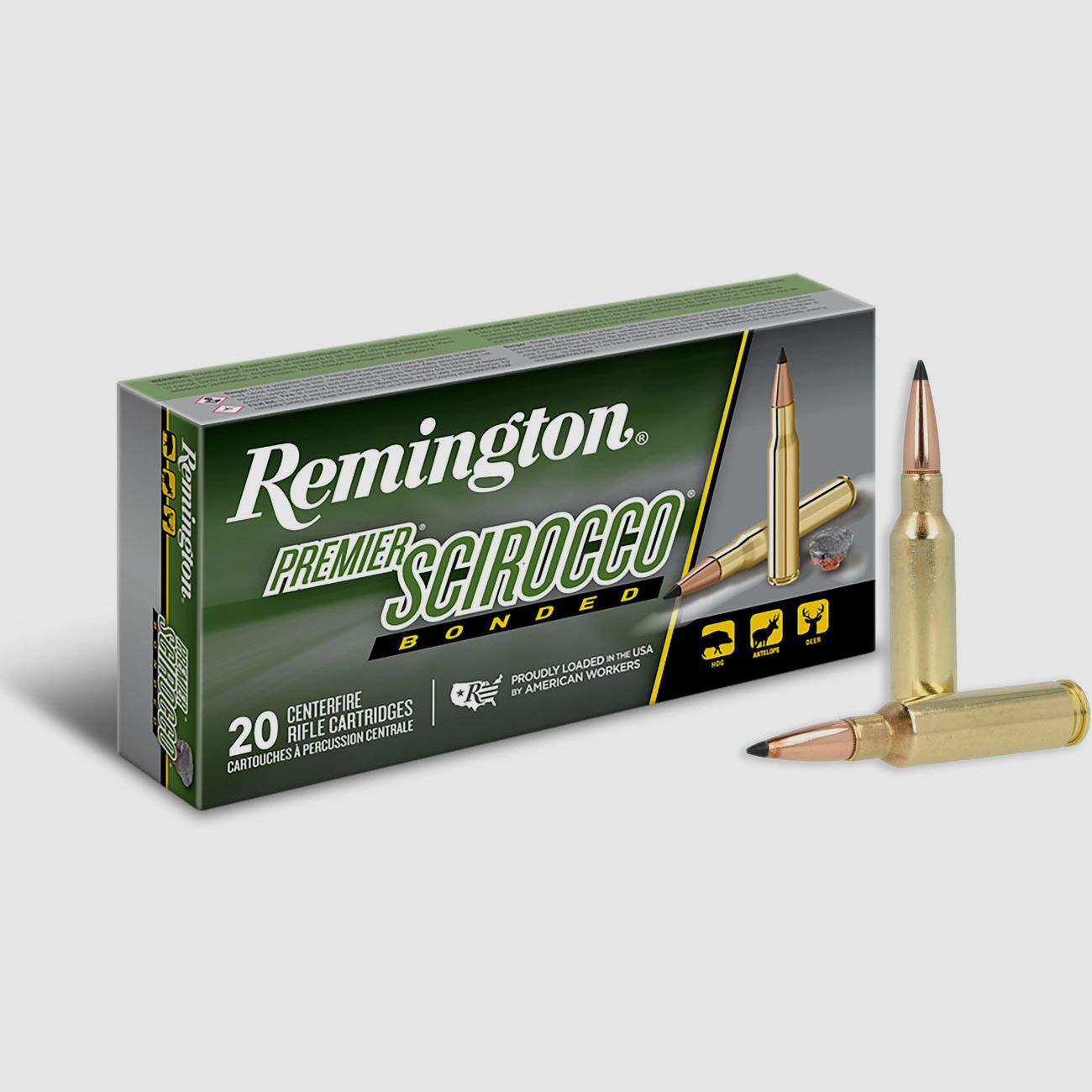 Munizione metallica REMINGTON SCIROCCO BONDED – 6.5 Creedmoor – 130 grains
