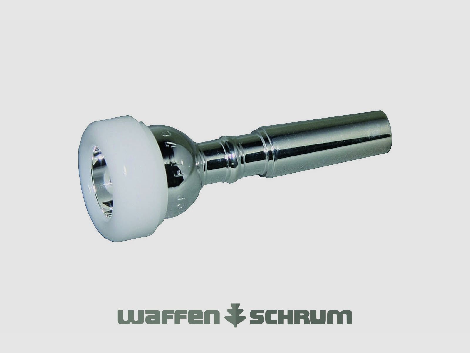 Embout Dotzauer pour Plesshorn avec bord en caoutchouc en laiton argenté