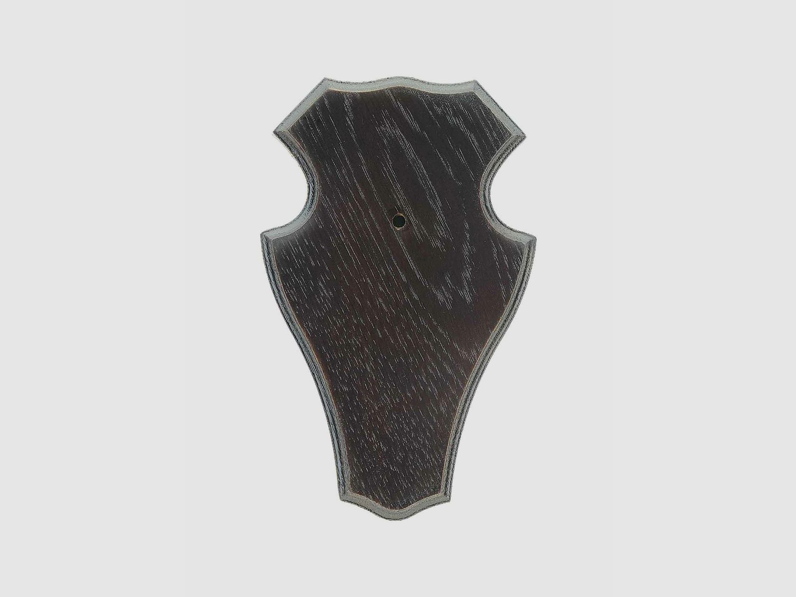 Trophäenschild Rehbock dunkle Eiche 22 x 13 cm 10 Stk. mit Trophäenklemme, Bild 2 von 4