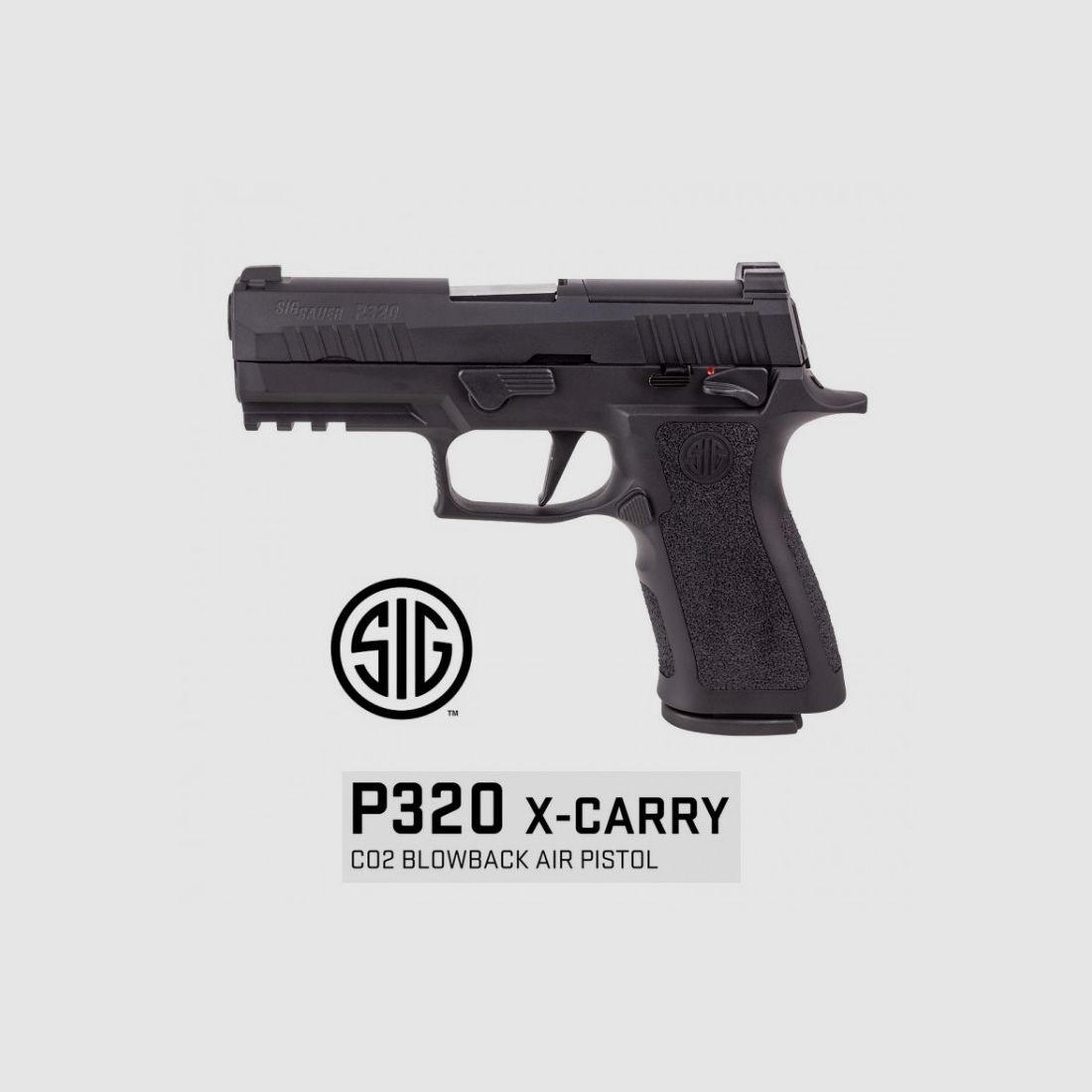 Pistola CO2 Sig Sauer P320 X-Carry Blockback, immagine 1 di 3