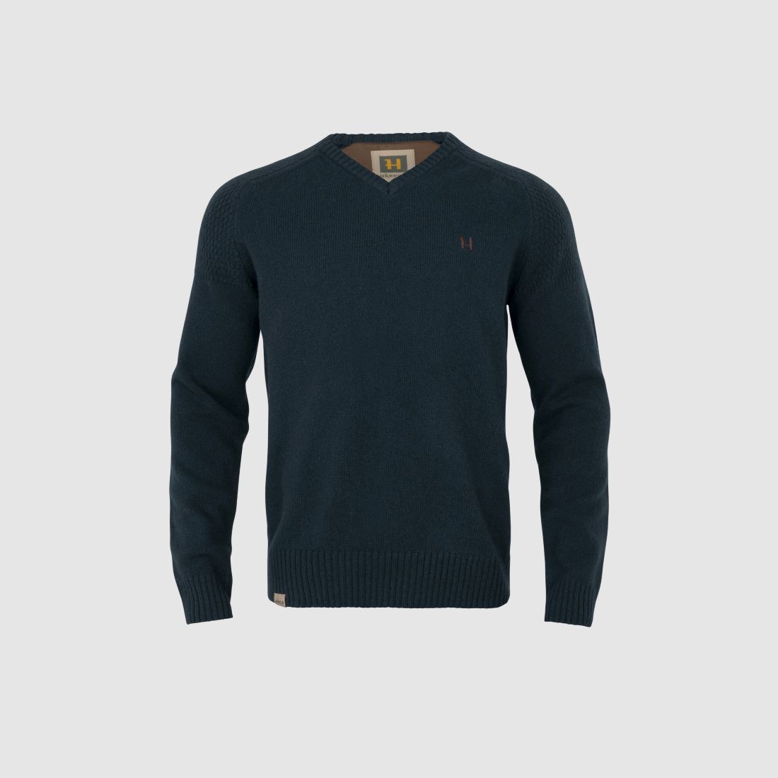 Härkila Vincent Maglione Merino con scollo a V Blu