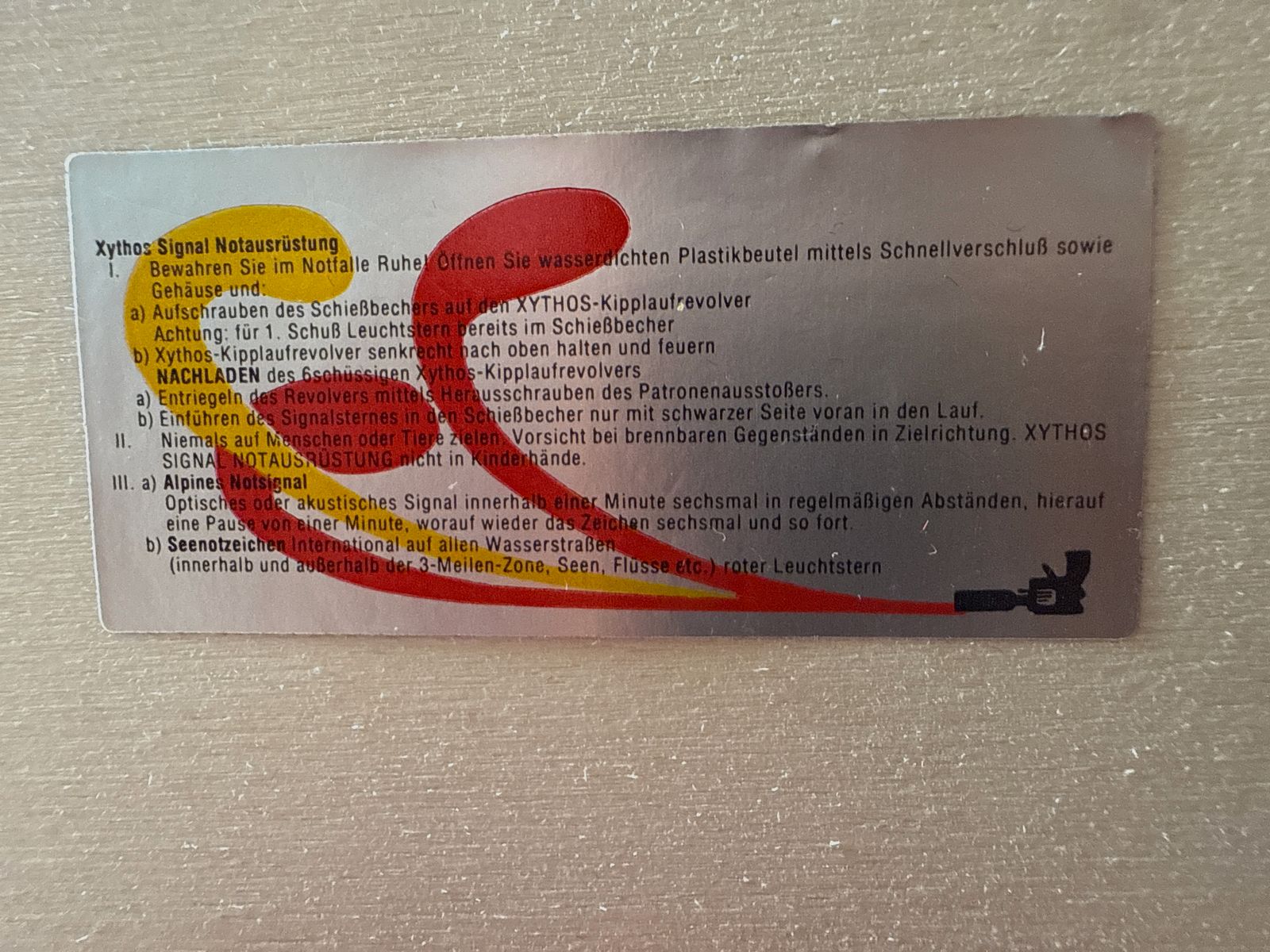 Xythos Pinnfire 2mm Schlüsselanhänger Signalmunition Knallpatronen Geschenkbox 