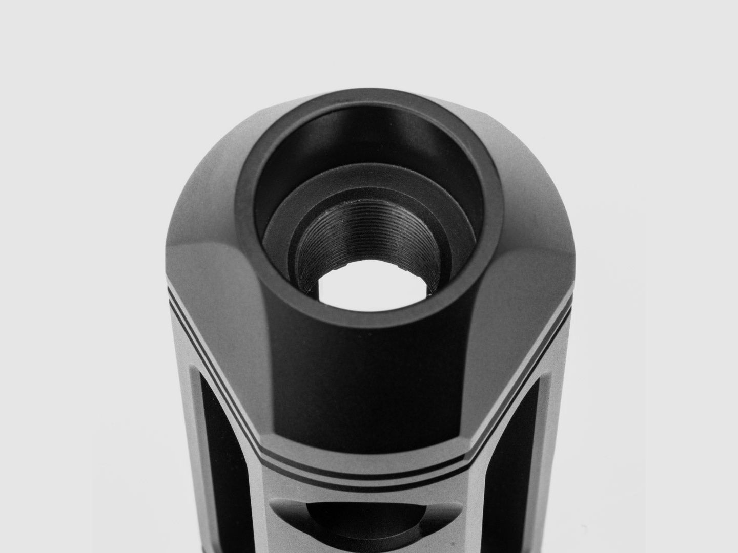 XL - MUZZLE | MEGALODON | CNC ALU | BLACK | Cal.50