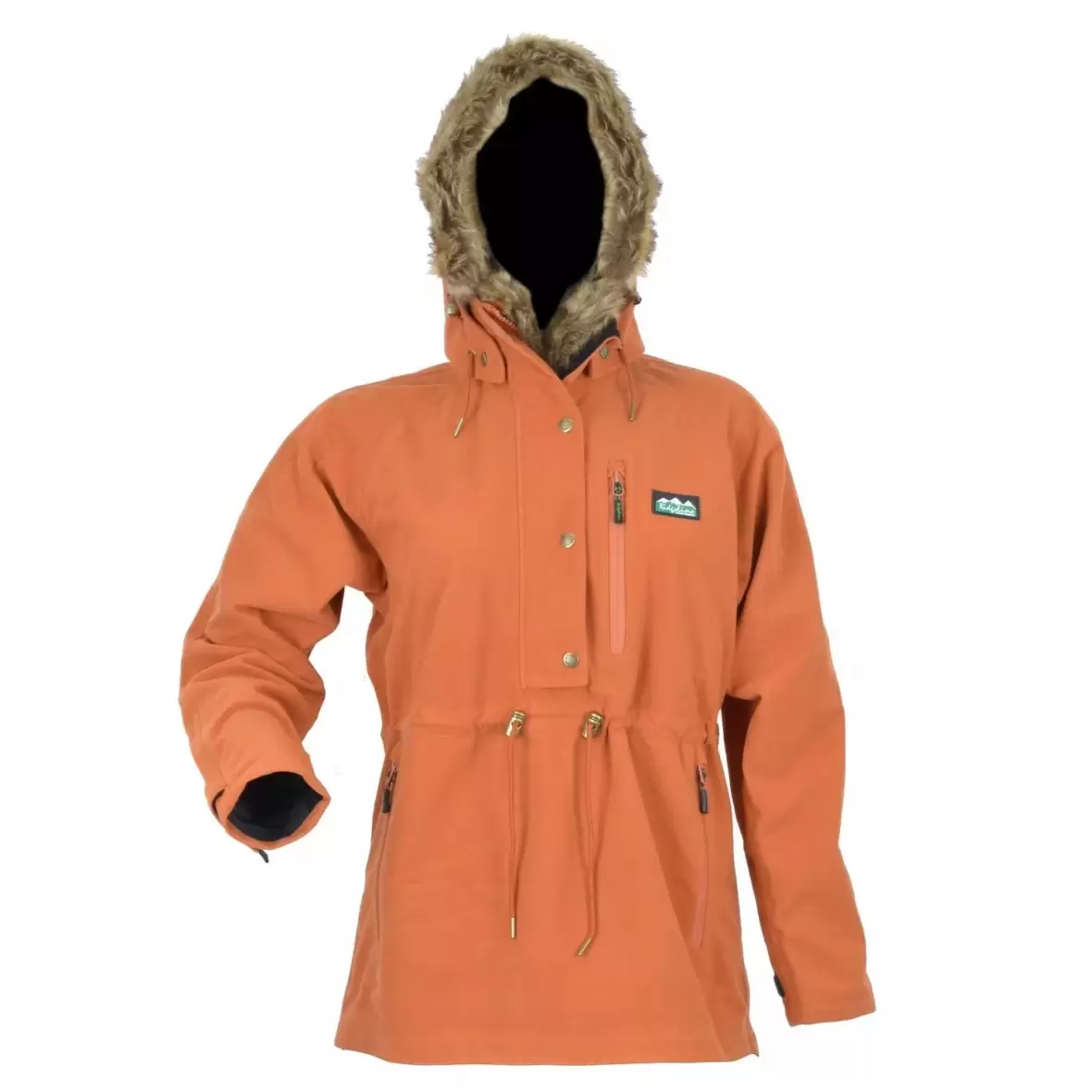 Ridgeline Ladies Monsoon Arctic Anorak Orange