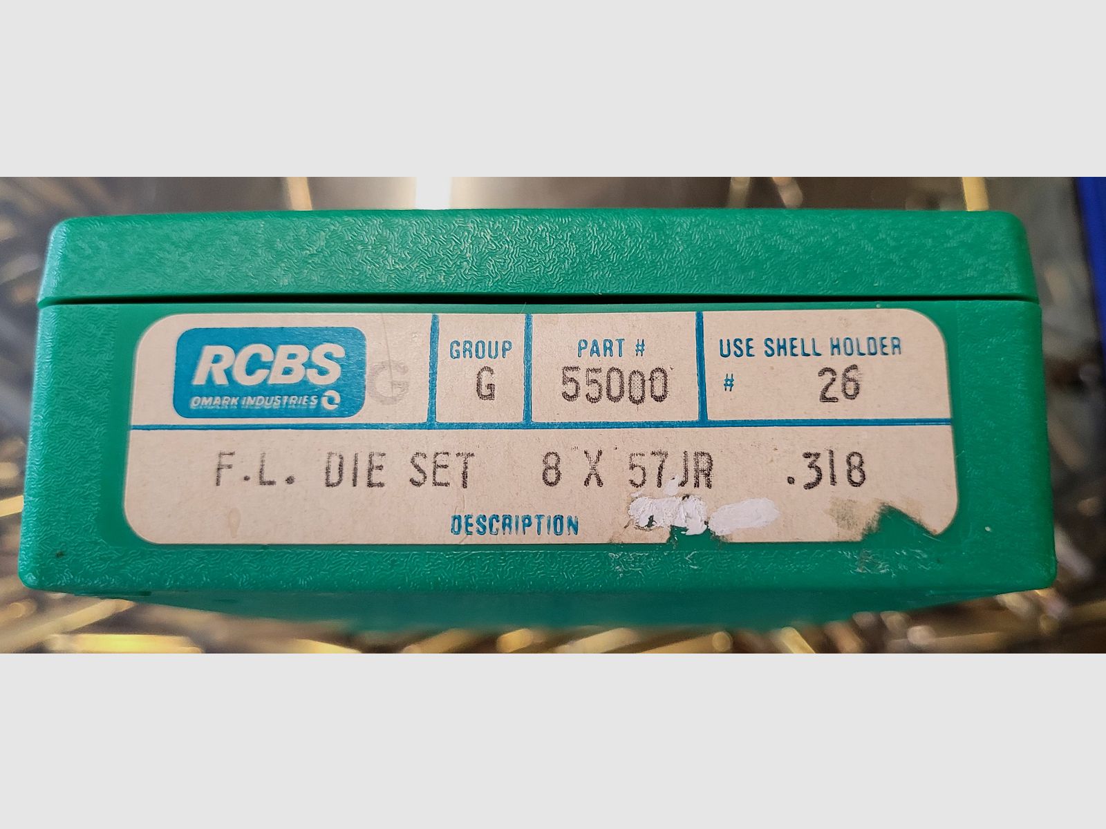 Set di matrici RCBS nuovo! 8x57 IR Drilling