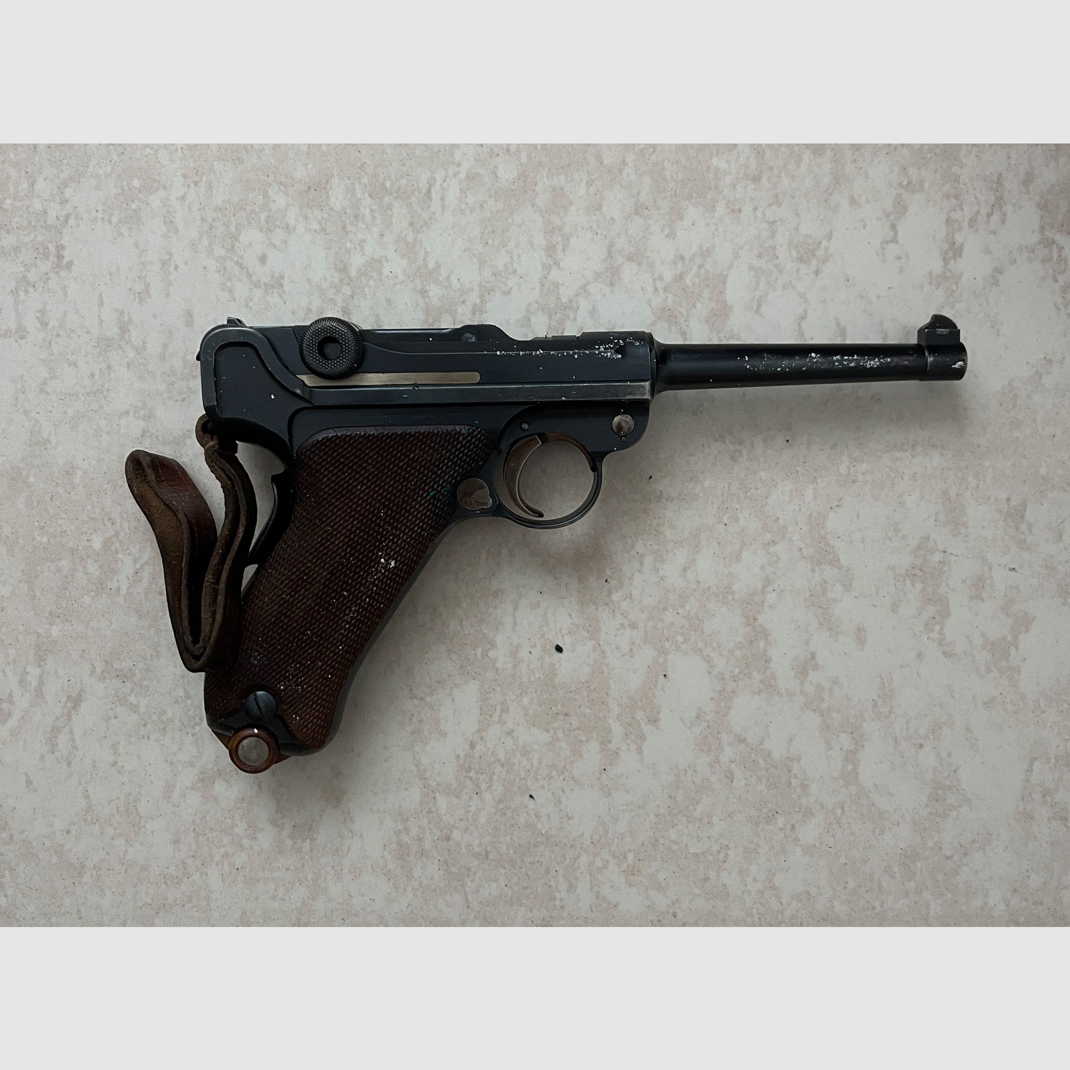 Schweizer Ordonanzpistole 1900/06 (Parabellum), Kalier 7,65 mm Luger, von Privat/Familienbesitz 