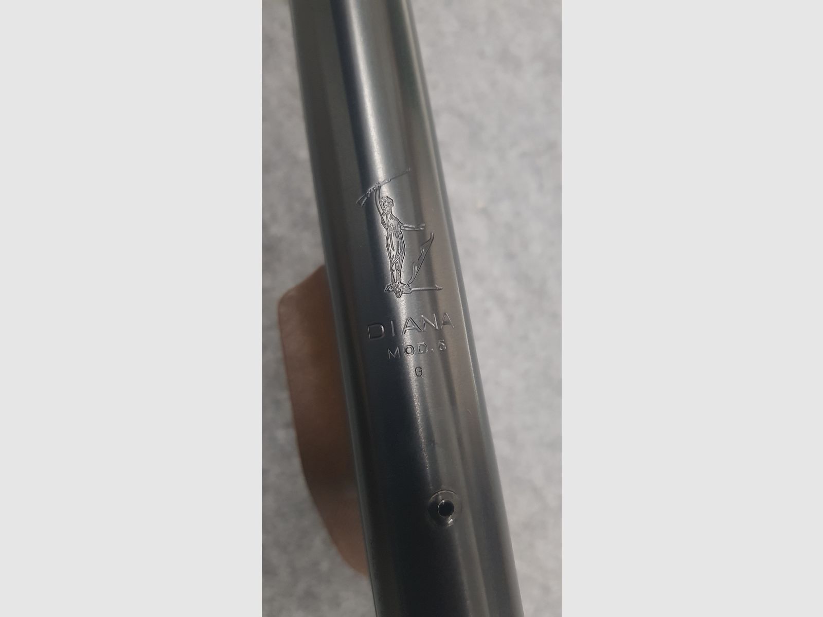 Für Sammler  Diana Luftpistole Modell 5  G Pistole Cal. 4,5mm Diabolo Knicker