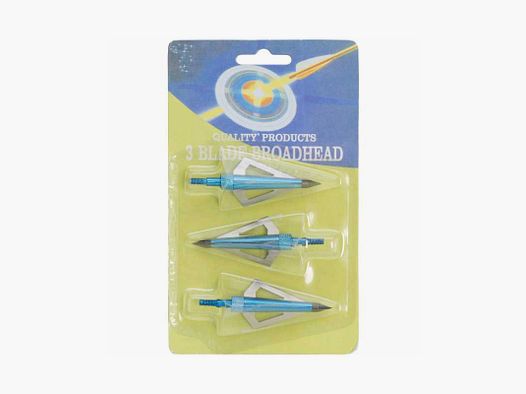 3-pack Haller arrowheads with 3 blades
