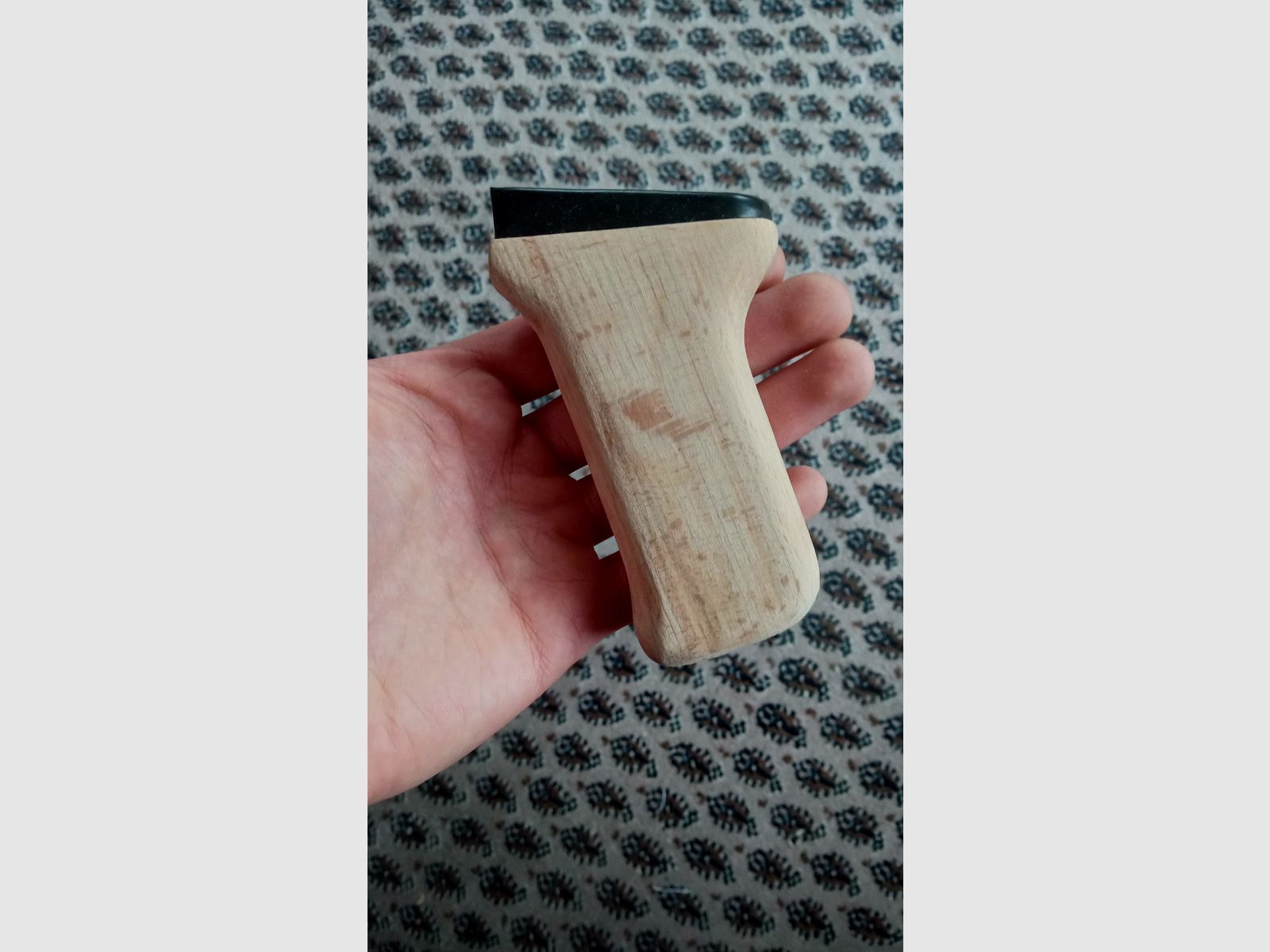 Original AK47 (nicht AKM!) unterer Holz Handschutz aus Buche / Eingepasst für GSG Cybergun Co2 AK47 (China-Yunker)