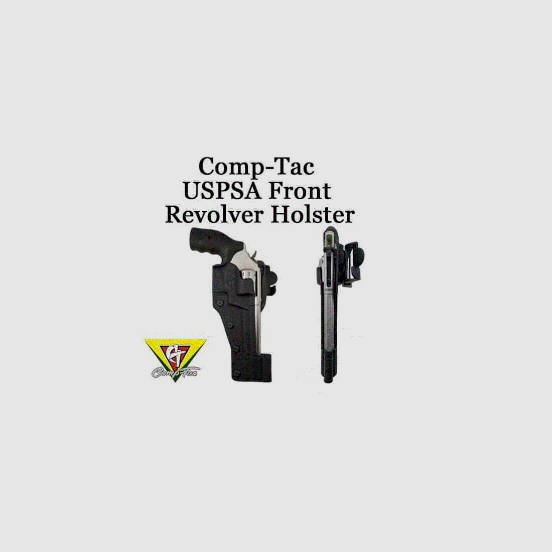 Comp-Tac Kydex Holster International für S&W N Rahmen Rev. bis 6,5” Lauflänge, links, schwarz