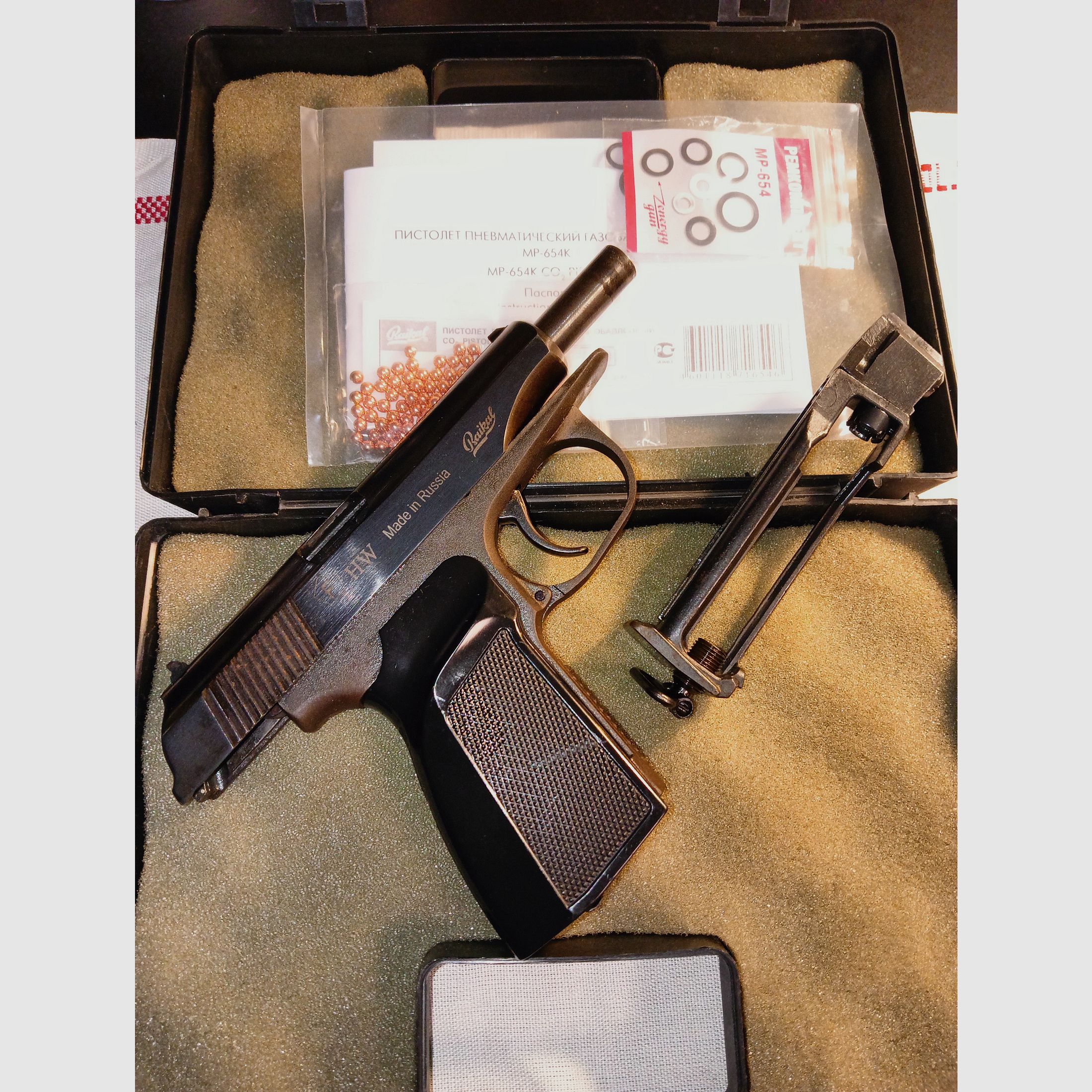 Baikal MP 654 K Makarov T08, CO2 4,5 mm BB ,  in sehr gutem Zustand, perfekte Funktion TOP, Bild 15 von 20