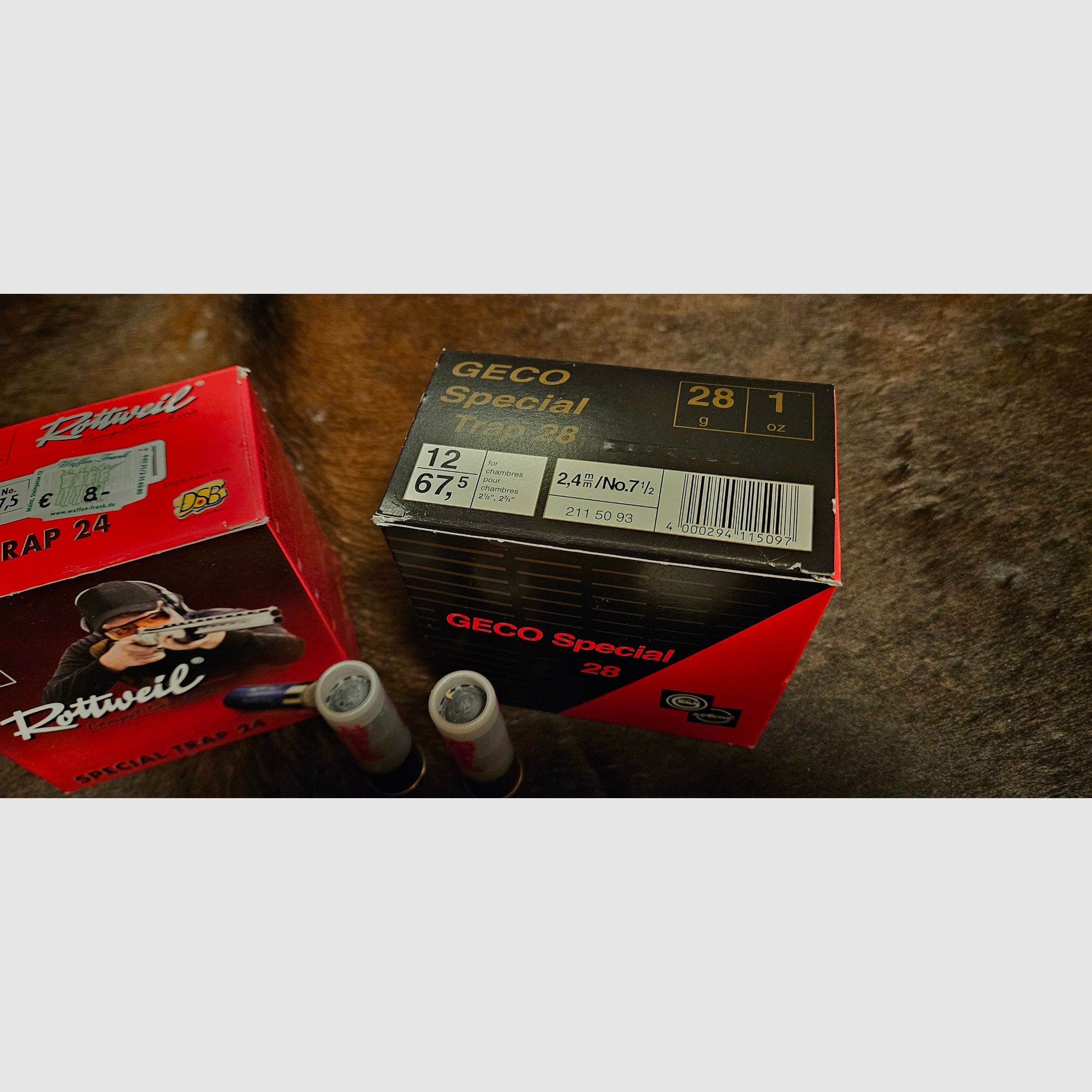 Gemischtes Paket diverser Schrotpatronen und FLG