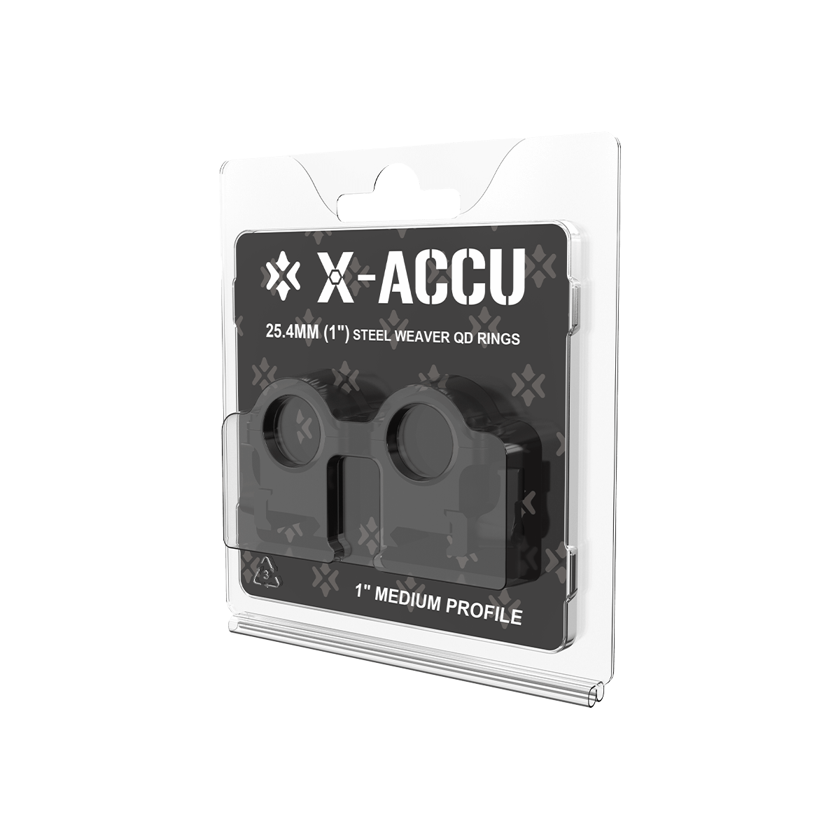 Ring set Vector X-Accu, QD, 25.4 mm, 1", Weaver rail – half, image 7 of 10