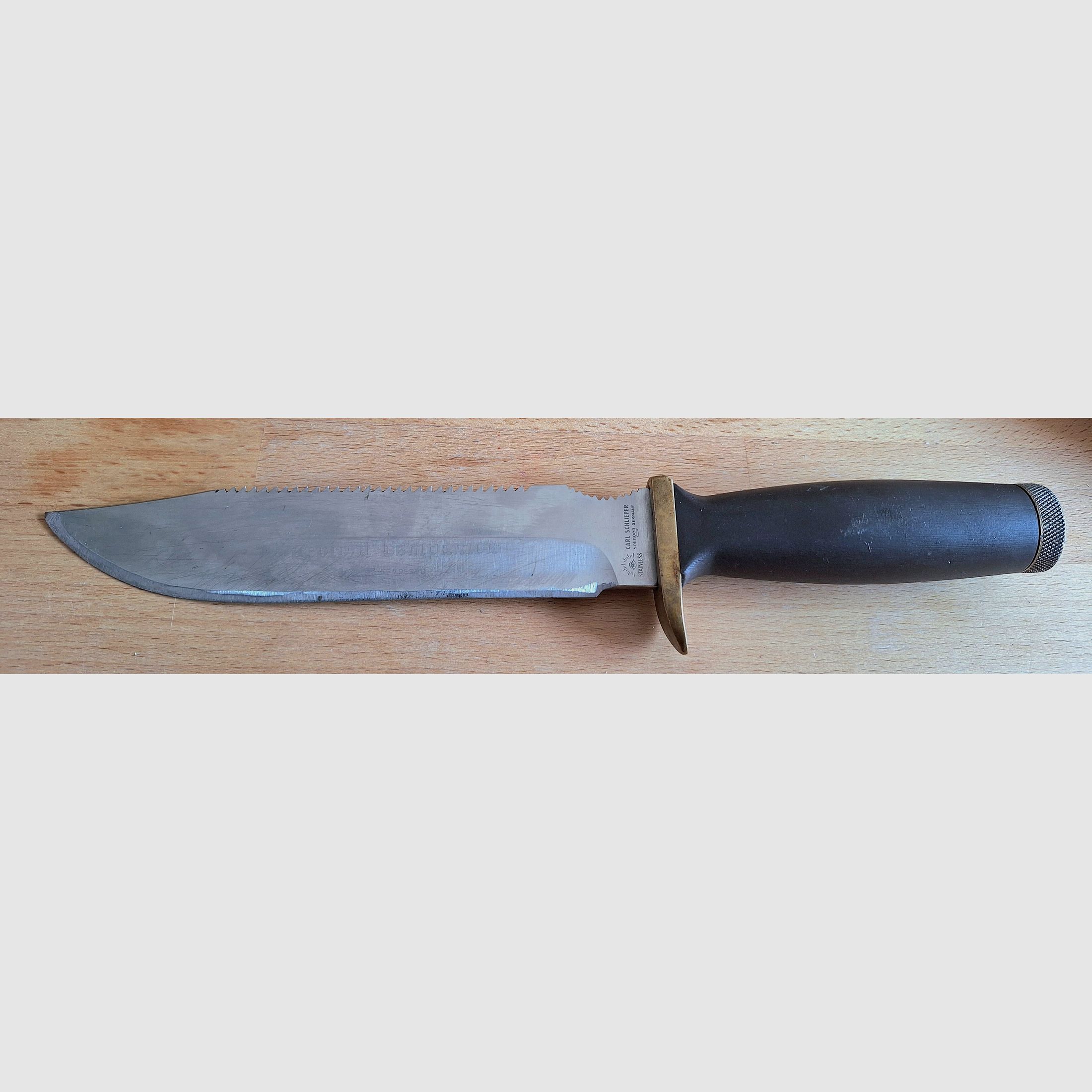 CARL Schlieper Solingen Survival Companion ICE tempered Messer Bowie