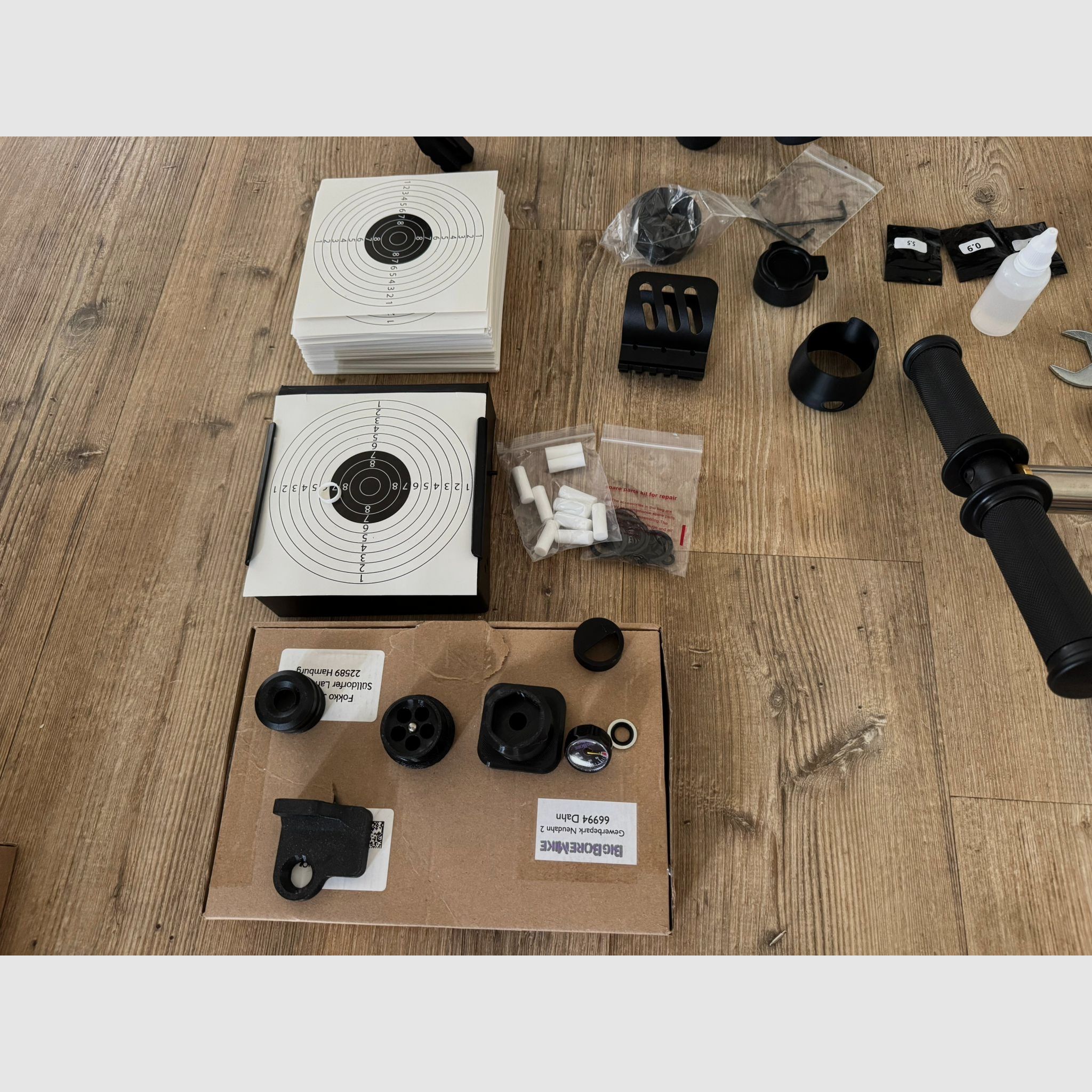 Airgun HPMAX Mk2 kaum benutzt mit div. Zubehör 