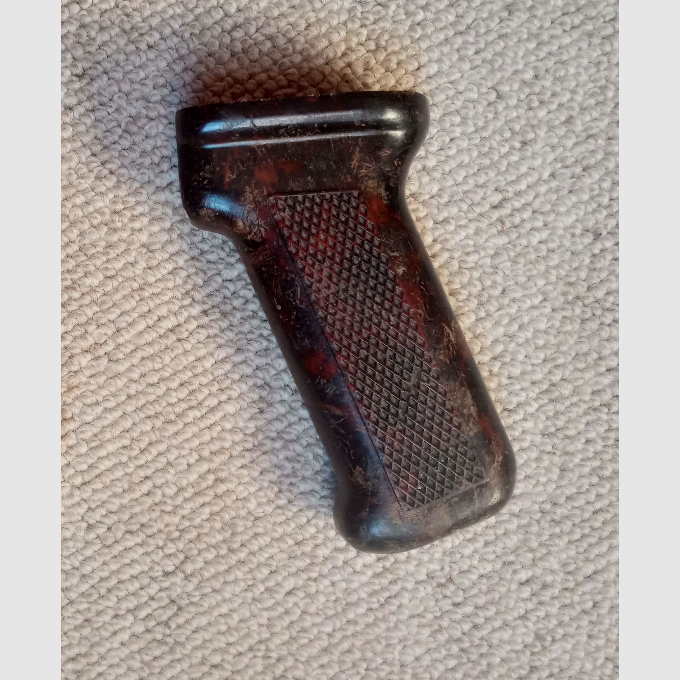 Rumänischer AKM Bakelit Griff / reifes Dunkelbraun / auch für AK74 AK-100 / Yunker ect.